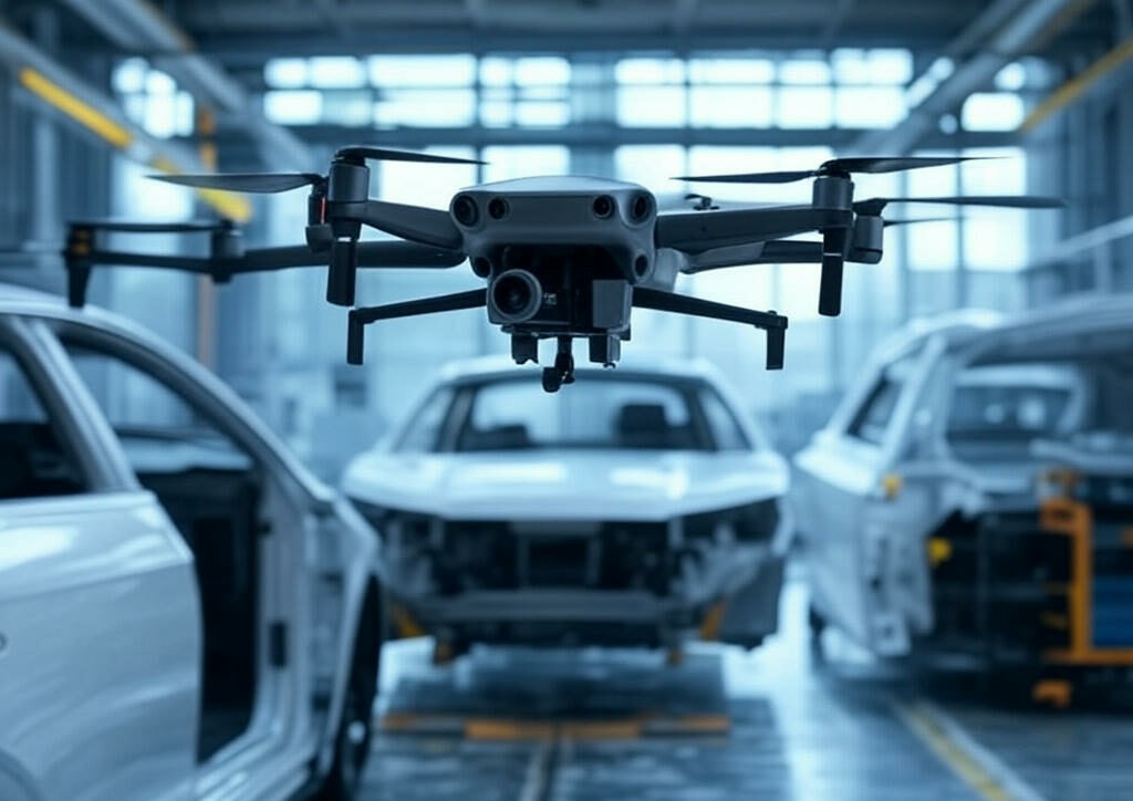De Integratie van Drones in de Auto-industrie: Een Revolutie in Uitvoering